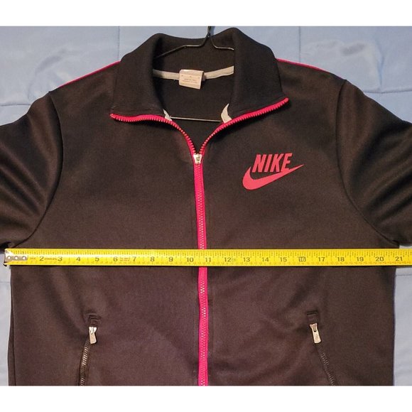 Nike Sportswear 100% Polyester Zip-up Men's Medium Black - Picture 6 of 7
